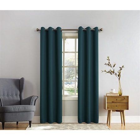 Sun Zero 6006033 80 X 84 In. Norwich Green Blackout Curtains - Pack Of 2